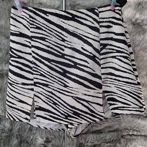 Zara Zebra Print Skort